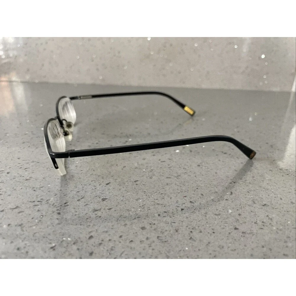 Levi Strauss Eyeglasses Frames ONLY LS108 52 18 135 BLK Half Rim Flex Black